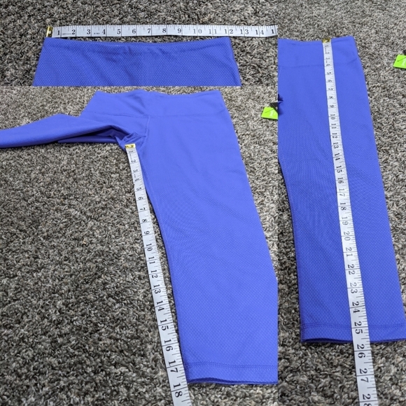 NWT Glyder Purple Crop Workout Leggings XS - Picture 5 of 8